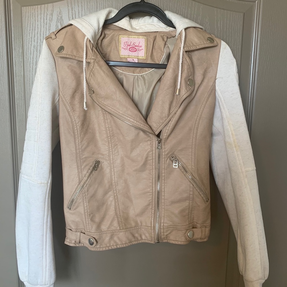 Pink Envelope leather jacket